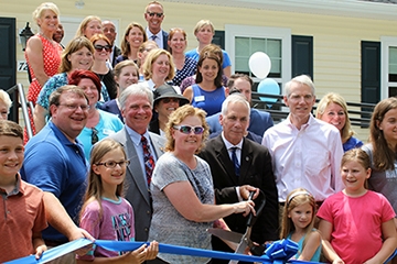 Ribbon Cutting for the Facility