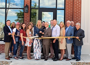 Official ribbon cutting for Lucy Marie's Boutique